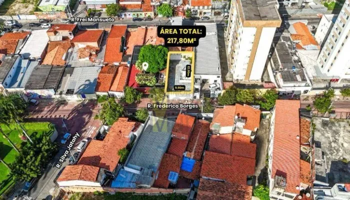 Terreno à venda no plo gastronômico da Varjota, 217 m² por R$ 980.000 -Varjota - Fortaleza