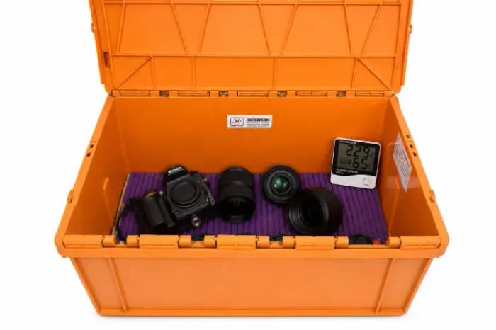 Caixa BK para Armazenamento de Equipamentos Fotográficos | Controle de Umidade | Excelente