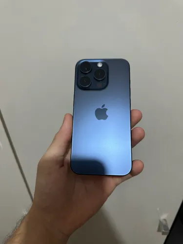 Iphone 15 pro azul titânio 128gb