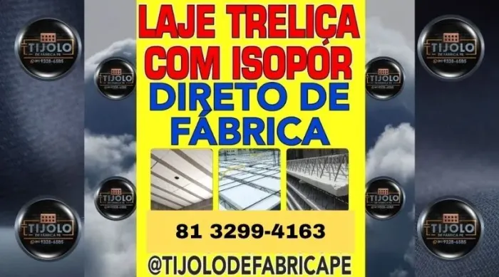 laje com isopor para construção civil