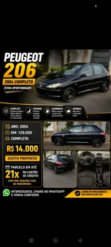 Peugeot 206 Soleil 1.0 16V 5P 2004