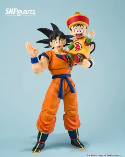 Boneco Goku e Gohan nuvem lacrado