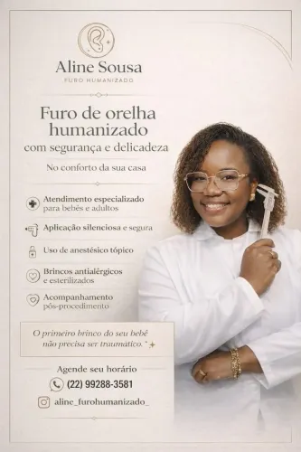 Furo de orelha Humanizado 