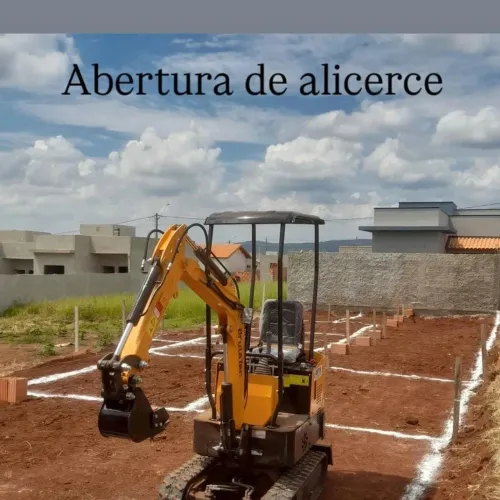 Escavações com Miniescavadeira | Valas, Fundações e Redes