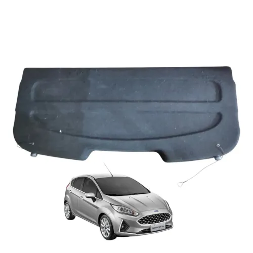 Tampão Bagagito Porta Mala New Fiesta Hatch 2014 A 2018 Preto