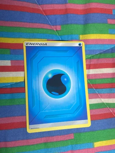 carta pokémon energia água