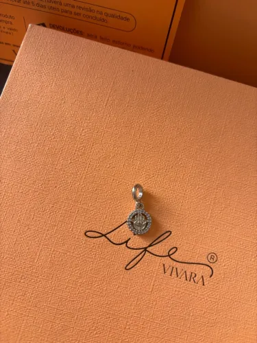 Berloque original vivara em prata 925