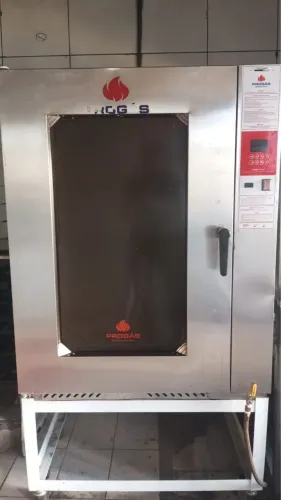 Forno de padaria com 10 bandejas progas