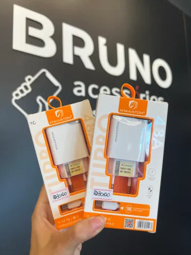 Carregador de celular turbo Tipo C Samsung motorola