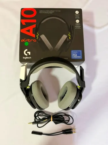 Headset Com Fio ASTRO A10 Gaming Gen 2 - Preto - PS