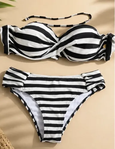 Bikini/biquini transpassado com bojo