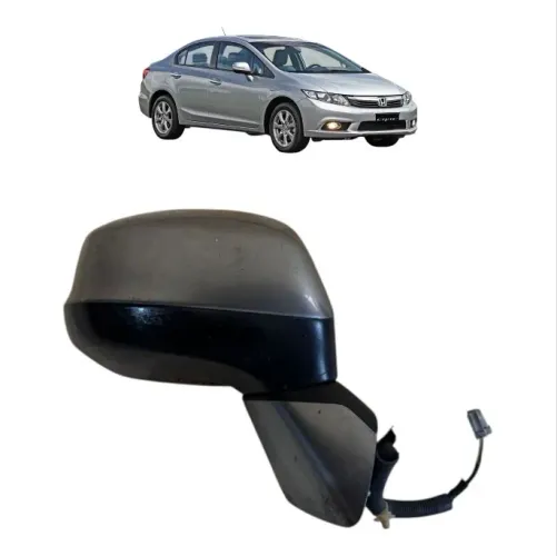 Retrovisor Honda civic 12/15 sem seta 
