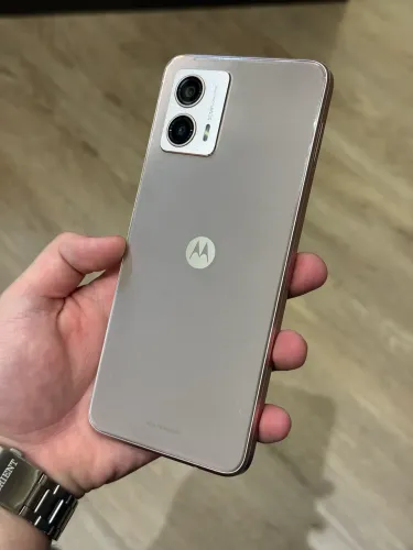 Moto g53 5G pra dourado com carregador motorola