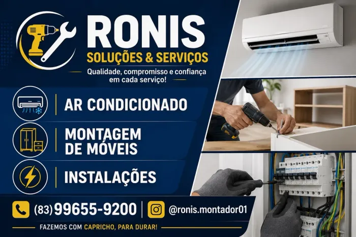 Ar condicionado Montagem de móveis 