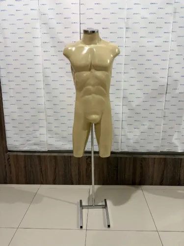 Manequim Masculino Busto com Pedestal