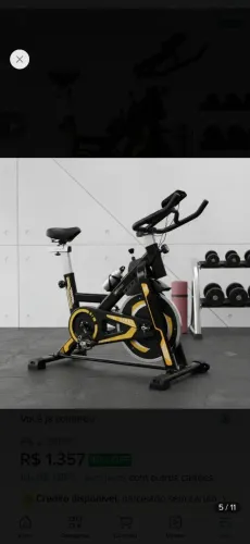 Bicicleta Spinning Com Roda De Inércia De 13kg Wct Fitness Cor Preto