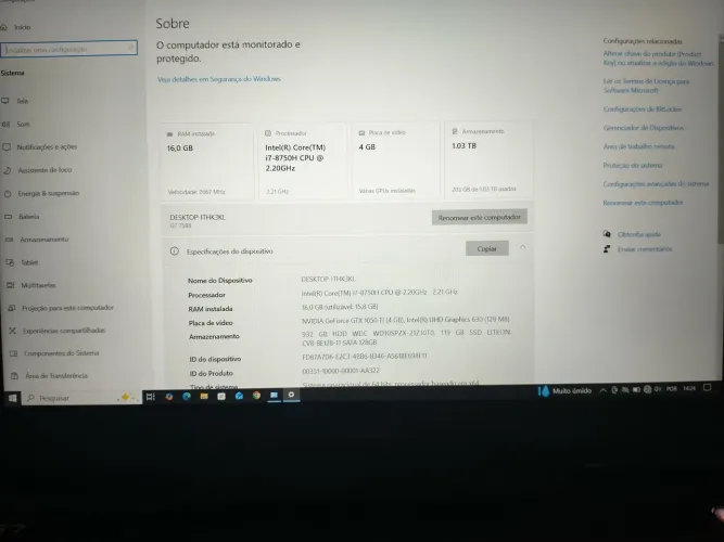 Notebook Dell Gamer G7 7588
