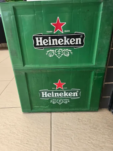 Caixa para transporte de cerveja heineken (engradado ou grade)