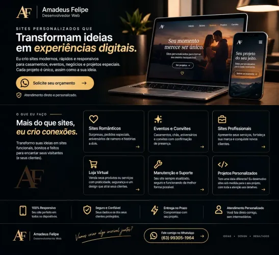 AF Desenvolvimentos | Criação de Sites Profissionais e Personalizados