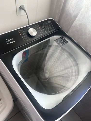 Máquina de Lavar Midea 15kg 1 ano é meio de Garantia