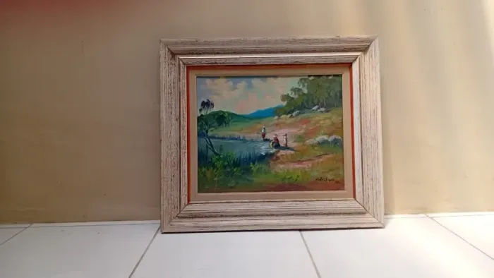 Quadro para parede Lago. Original. ANTIQUÁRIO. R$ 300,00.  Wtzp *.