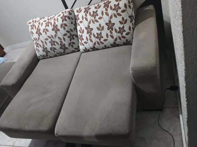 Sofá retrátil 2 lugares 