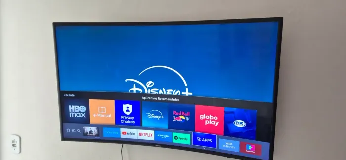 TV SMART 50 Samsung Curva 4k - Design Imersivo - Slim - Impecável - Entrego Hoje