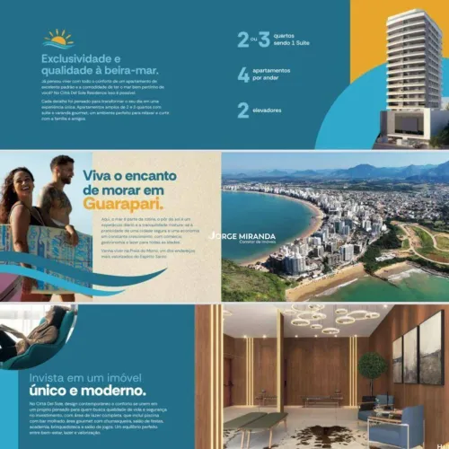 Apartamento com 3 dormitórios à venda, 112 m² por R$ 1.247.330,00 - Praia do Morro - Guara
