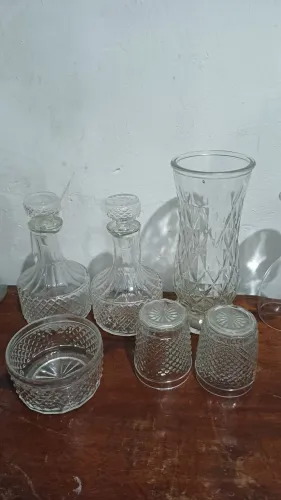 Jogo de cristaleira 