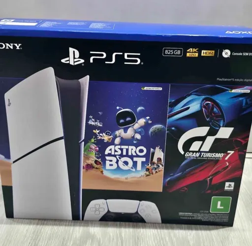 PLAYSTATION 5 SLIM DIGITAL + 2 JOGOS | PRATICAMENTE NOVO