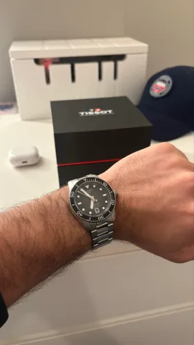 Tissot Seastar 1000 Powermatic 80 - 40mm Preto (Full Set + NF)