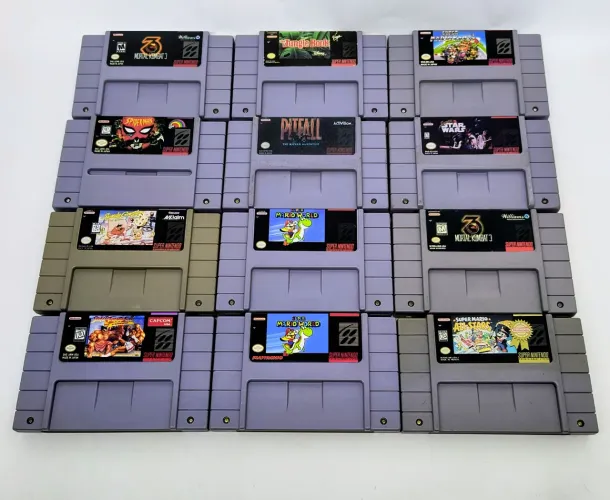 Fitas originais de Super Nintendo - Preços na descrição 