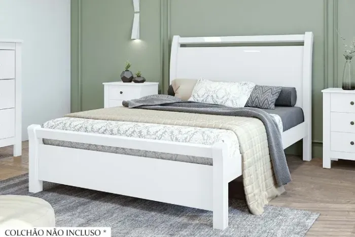 Cama Reali Casal Estrutura Forte MDF