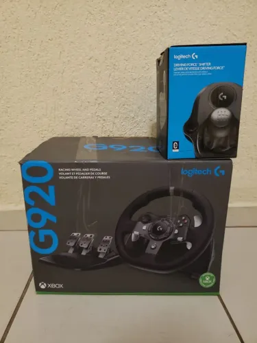 Combo Volante Logitech G920 mais Câmbio não vendo separado