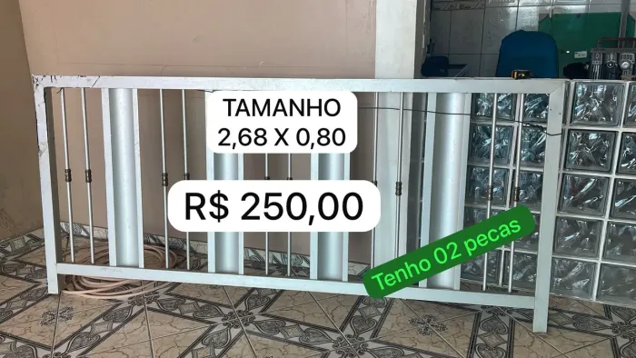 GUARDA CORPO EM ALUMÍNIO 