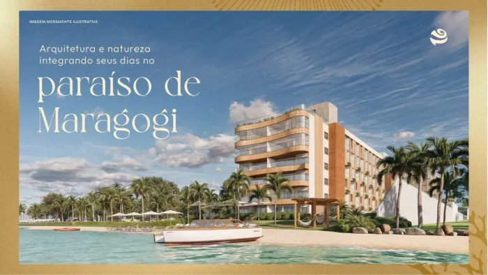 Exclusividade beira mar de Maragogi, Flats Stúdio e 2 quartos, Últimas unidades!!