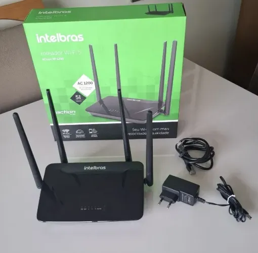 Roteador Wireless Dual Band RF 1200 Preto Intelbras