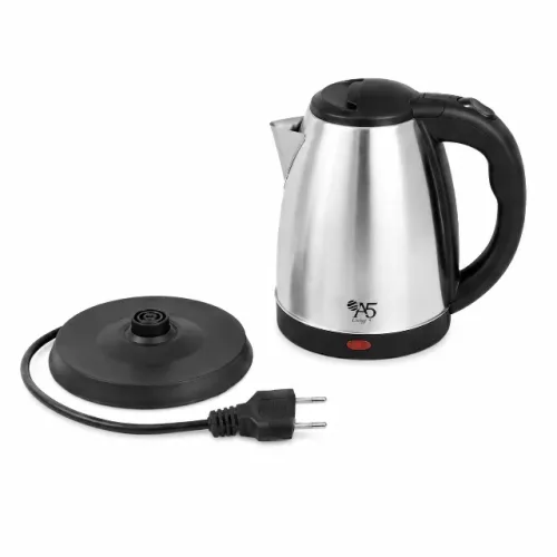 CHALEIRA ELETRICA 1,8L INOX A5 110V E 220V TEM AS 2 VOLTAGEM NOVA