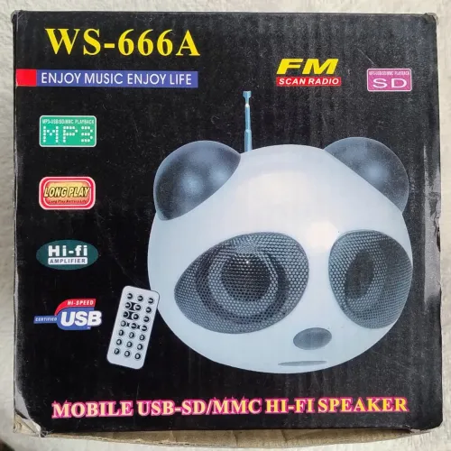 Rádio FM modelo panda WS-666a