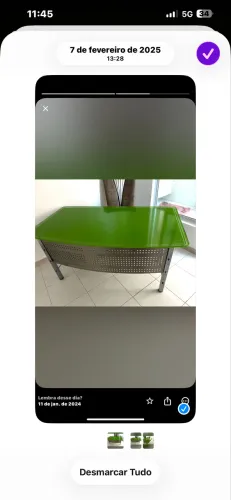 Mesa para escritório inox  cobertura em blindex 