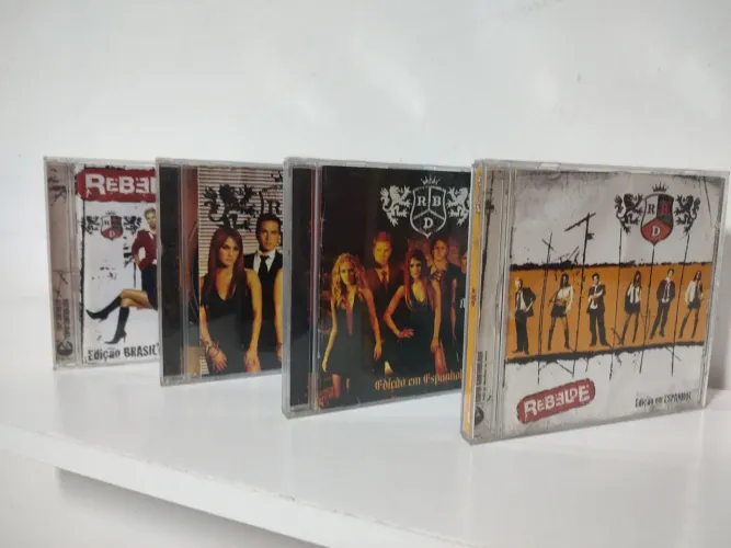 Lote 4 CDs da banda RBD raro