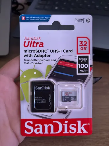 Cartão de memória Sandisk 32gb