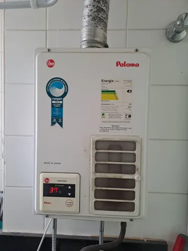 Aquecedor de água à gás marca Rheem