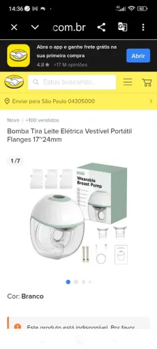 Bomba de tirar leite 