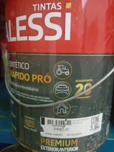 Tinta esmalte preto 