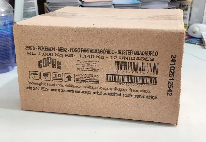 Caixa com 12 unidades de Blister Quádruplo Fogo Fantasmagórico