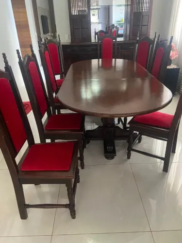 Jogo de Jantar Madeira