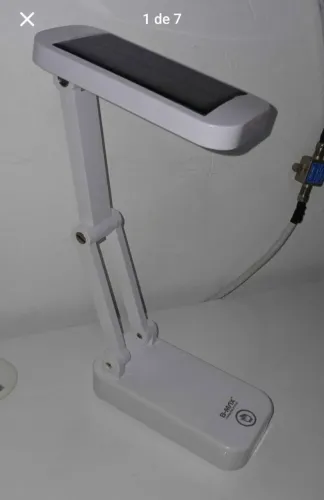 Luminária de Mesa LED Dobrável Touch Recarregável com Placa Solar (B-Max)