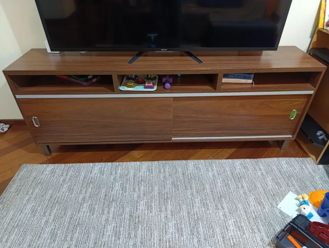 Rack / Aparador / Credenza - 2,20m - Cor Imbuia