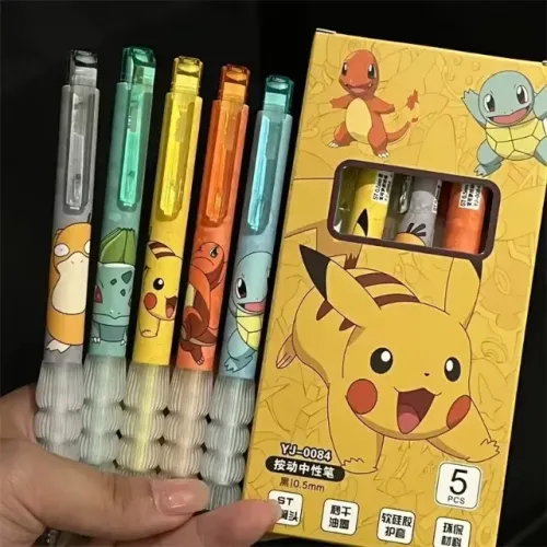 caneta gel 0.5mm pokémon